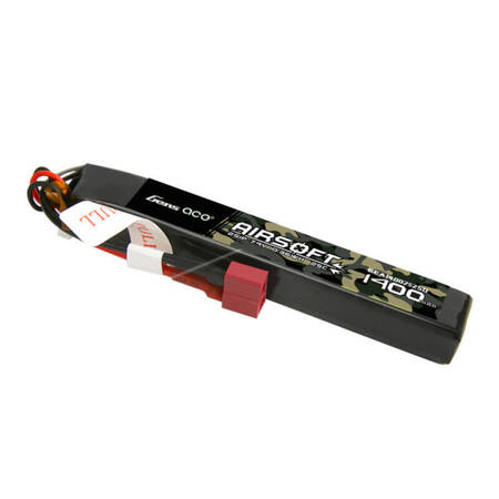 Akumulator Gens ace 25C 1400mAh 2S1P 7.4V Airsoft Gun Lipo z konektorem T