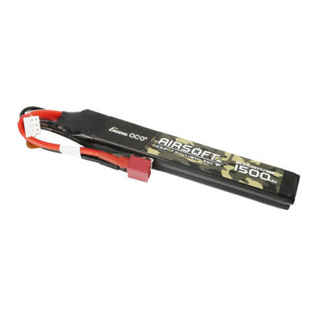 Akumulator Gens ace 25C 1500mAh 2S1P 7.4V Nunchuck 2X Airsoft Gun Lipo z konektorem T Plug