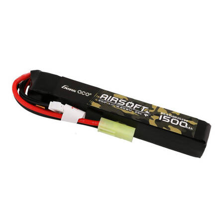 Akumulator Gens ace 25C 1500mAh 3S1P 11.1V Airsoft Gun Lipo z konektorem mini Tamiya Plug