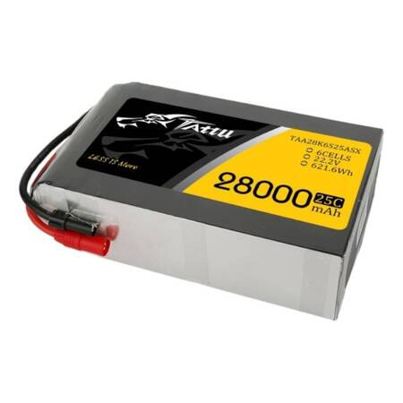 Akumulator Tattu 28000mAh 22.2V 25C 6S1P Lipo Pack z konektorem AS150+XT150