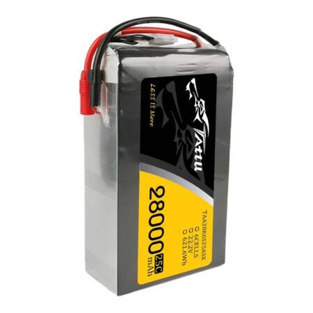 Akumulator Tattu 28000mAh 22.2V 25C 6S1P Lipo Pack z konektorem AS150+XT150