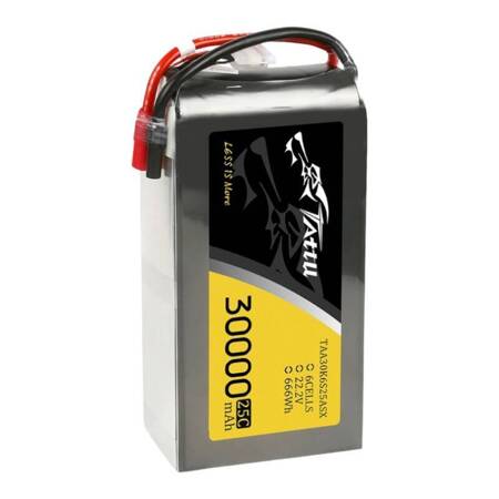 Akumulator Tattu 30000mAh 22.2V 25C 6S1P Lipo Pack z konektorem AS150+XT150