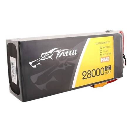 Akumulator Tattu NMC 28000mAh 22.2V 5C 6S1P Lipo Pack z konektorem XT90-S