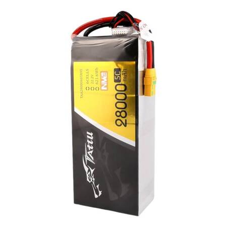 Akumulator Tattu NMC 28000mAh 22.2V 5C 6S1P Lipo Pack z konektorem XT90-S