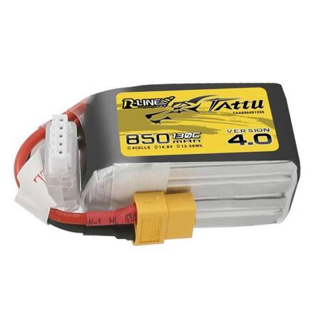 Akumulator Tattu R-Line 850mAh 14.8V 130C 4S1P XT60