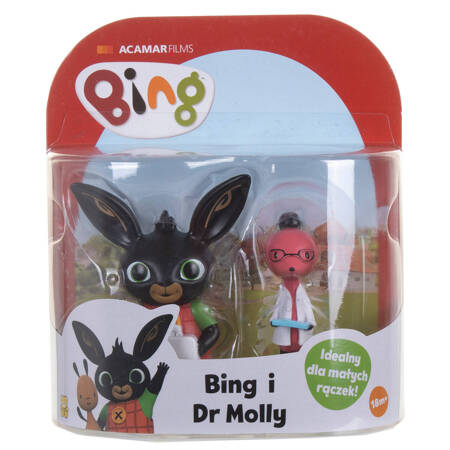 BING Zestaw z 2 figurkami: Bing i Doktor Molly, figurki