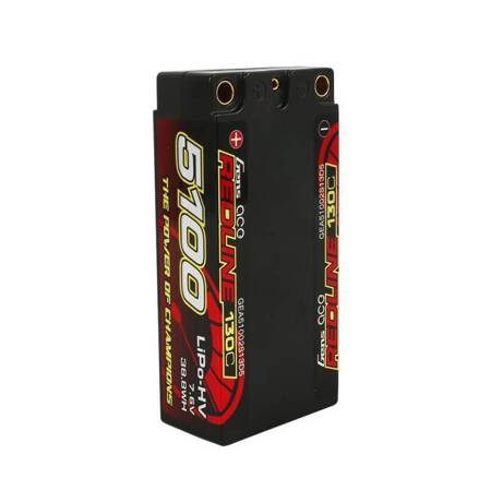 Battery Gens Ace Redline 5100mAh 7.6V 2S2P 130C HardCase HV