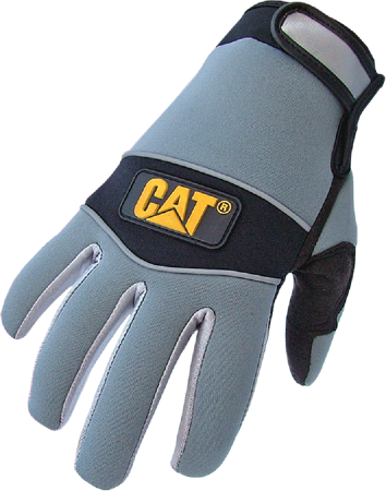 CAT rekawice synt. leather pad, neoprene back m