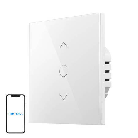 Dotykowy inteligentny wyłącznik czasowy rolet WiFi Meross MRS100HK(EU) (HomeKit)