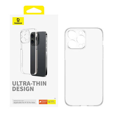 Etui na telefon iPhone15 ProMax Baseus OS-Lucent Series (Przezroczysty)