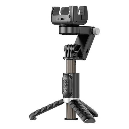 Gimbal/statyw z lampą APEXEL Q18 (czarny)