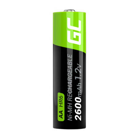 Green Cell Baterie Akumulatorki Paluszki 4x AA R6 2600mAh