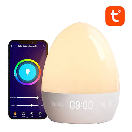 Inteligentna lampka nocna WiFi NiteBird LB2 z głośnikiem Tuya