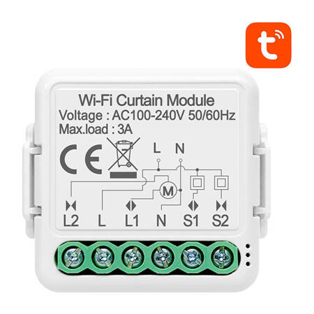 Inteligentny sterownik rolet WiFi Avatto N-CSM01-1 TUYA