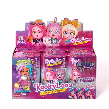 KOOKYLOOS Glitter Glam Seria 5 lalka, figurka