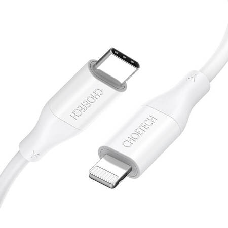 Kabel Choetech IP0040 USB-C do Lightning PD18/30W 1.2m (biały)