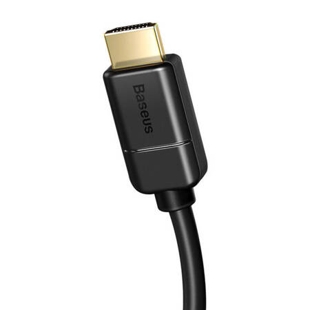 Kabel HDMI 2.0 Baseus, 4K 60Hz, 3D, HDR, 18Gbps, 1m (czarny)