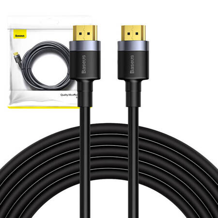 Kabel HDMI 2.0 Baseus Cafule, 4K, 3D, 5m (czarno-szary)