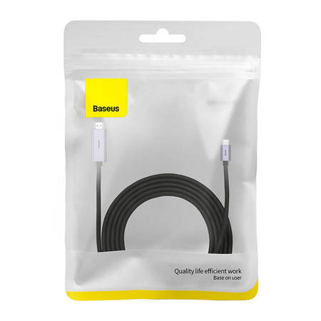 Kabel USB-C do HDMI Baseus, 4K, 3m (czarny)