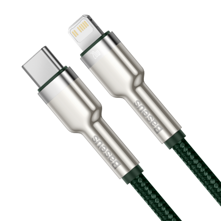 Kabel USB-C do Lightning Baseus 2m (zielony)