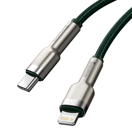 Kabel USB-C do Lightning Baseus 2m (zielony)