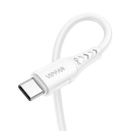 Kabel USB-C do Lightning Vipfan P04, 3A, PD, 2m (biały)