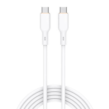 Kabel USB-C do USB-C Aukey CB-SCC102, 100W, 1.8m (biały)