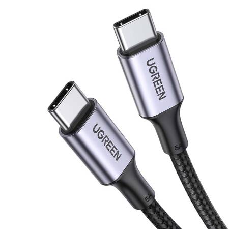 Kabel USB-C do USB-C UGREEN US316, 100W, 1m (czarny)