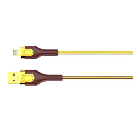 Kabel USB - Lightning LDNIO LS681, 1m, 30W (złoty)