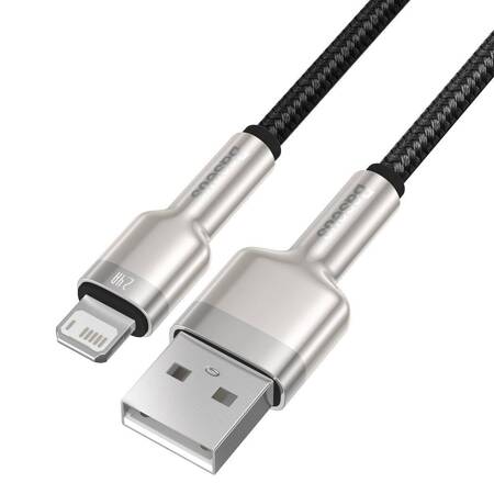 Kabel USB do Lightning Baseus Cafule, 2.4A, 1m (czarny)