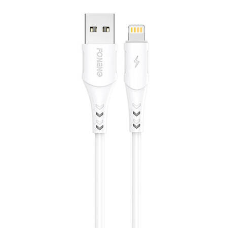 Kabel USB do Lightning Foneng X81, 2.1A, 1m (biały)