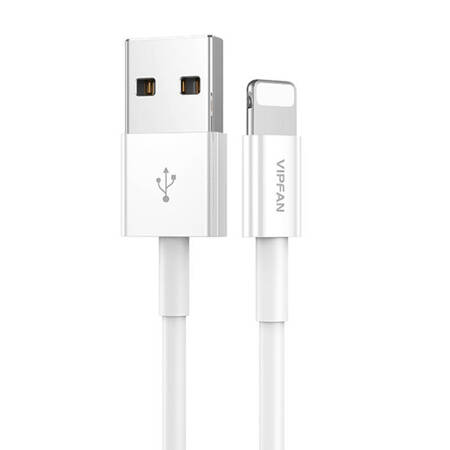 Kabel USB do Lightning VFAN X03, 3A, 1m (biały)