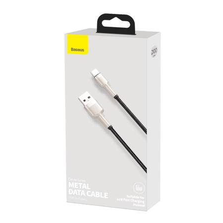 Kabel USB do USB-C Baseus Cafule, 66W, 2m (czarny)