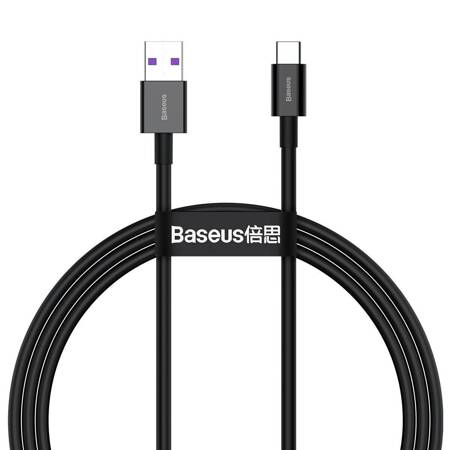 Kabel USB do USB-C Baseus Superior Series, 66W, 1m (czarny)