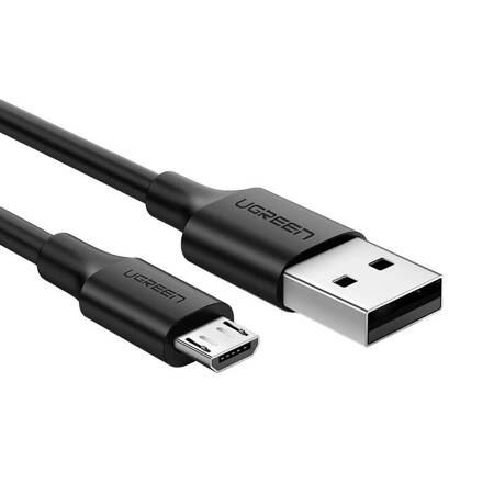 Kabel micro USB UGREEN 	US289 QC 3.0 2.4A 1.5m (czarny)