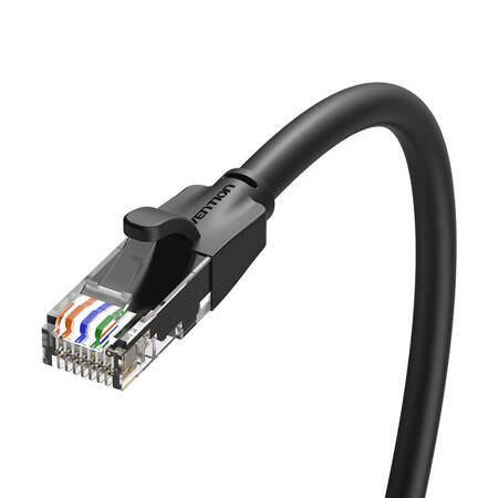 Kabel sieciowy UTP CAT6 Vention IBEBH RJ45 Ethernet 1000Mbps 2m czarny