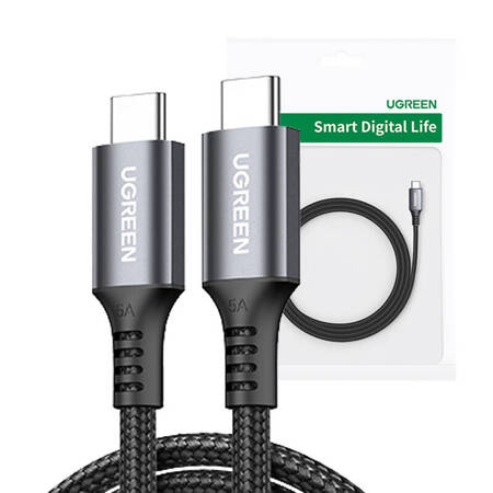 Kabel szybkiego ładowania USB-C do USB-C UGREEN 15961 3m (Czarny)