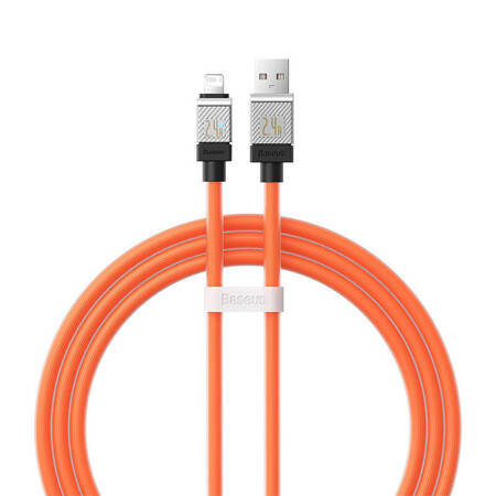 Kabel szybko ładujący Baseus USB-A do Lightning CoolPlay Series 2.4A 1m (pomarańczowy)