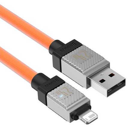 Kabel szybko ładujący Baseus USB-A do Lightning CoolPlay Series 2.4A 1m (pomarańczowy)