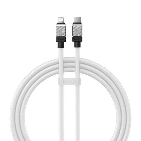 Kabel szybko ładujący Baseus USB-C do Lightning CoolPlay Series 20W 1m (biały)