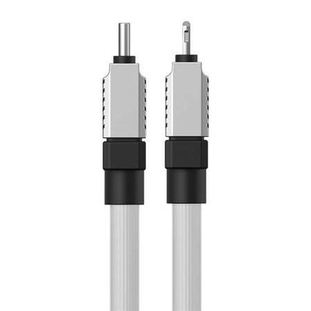 Kabel szybko ładujący Baseus USB-C do Lightning CoolPlay Series 20W 1m (biały)