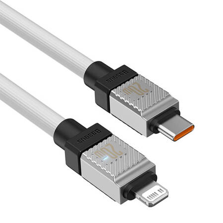 Kabel szybko ładujący Baseus USB-C do Lightning CoolPlay Series 20W 1m (biały)