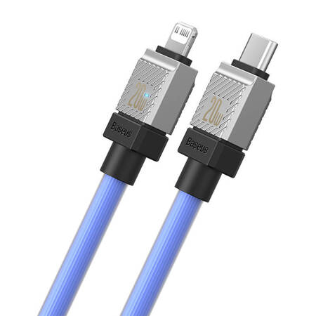 Kabel szybko ładujący Baseus USB-C do Lightning CoolPlay Series 20W 1m (fioletowy)