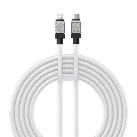 Kabel szybko ładujący Baseus USB-C do Lightning CoolPlay Series 20W 2m (biały)