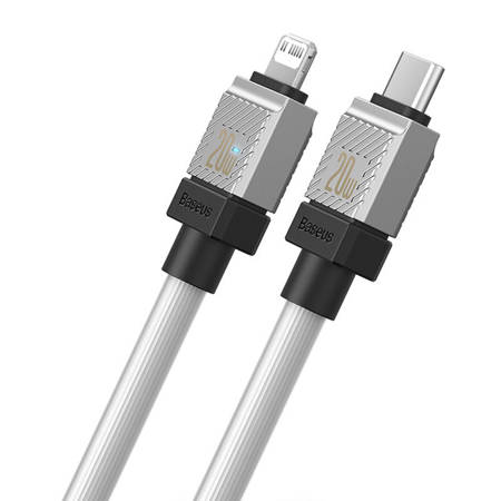 Kabel szybko ładujący Baseus USB-C do Lightning CoolPlay Series 20W 2m (biały)