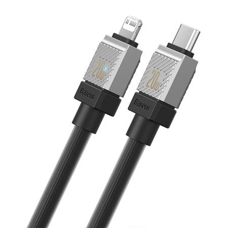 Kabel szybko ładujący Baseus USB-C do Lightning CoolPlay Series 20W 2m (czarny)