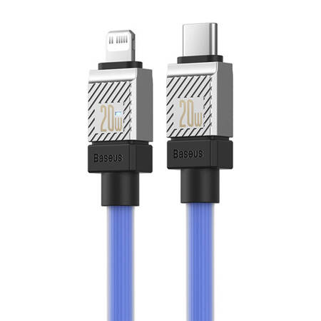 Kabel szybko ładujący Baseus USB-C do Lightning CoolPlay Series 20W 2m (fioletowy)