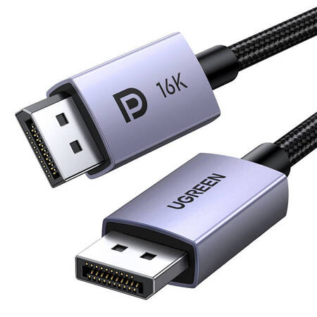 Kabel wideo 2 x Display Port męsko-męski UGREEN DP118 1m 16K