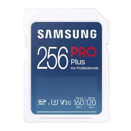 Karta pamięci Samsung PRO Plus 2021 SDXC 256 GB Class 10 UHS-I/U3 V30 (MB-SD256KB/WW)