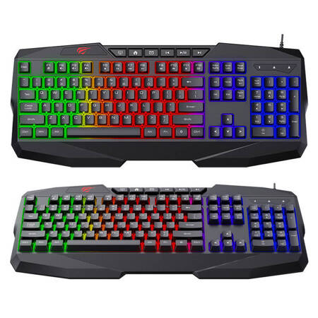 Klawiatura Gamingowa Havit KB878L RGB (czarna)